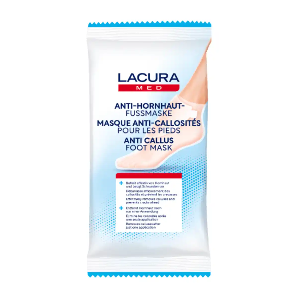 Bild 1 von LACURA Anti-Hornhaut-Fußmaske