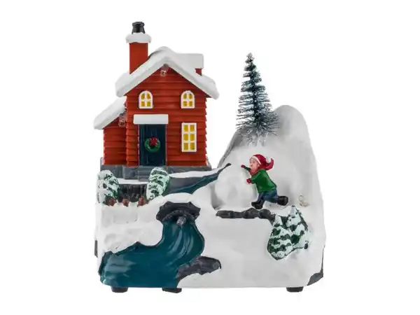 Bild 2 von LIVARNO home LED-Weihnachtsdorf mit beweglichen Elementen