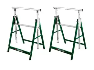 PARKSIDE® Höhenverstellbarer Unterstellbock, zusammenklappbar, 2er Set