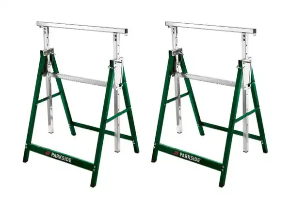 Bild 1 von PARKSIDE® Höhenverstellbarer Unterstellbock, zusammenklappbar, 2er Set