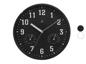 AURIOL® Wanduhr mit Thermo- und Hygrometer