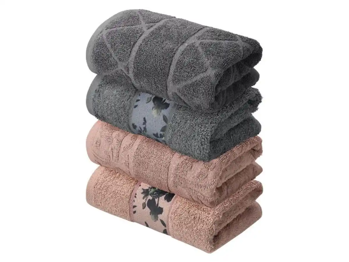 Bild 1 von LIVARNO® Frottier-Handtücher, 2 Stück, 50 x 100 cm