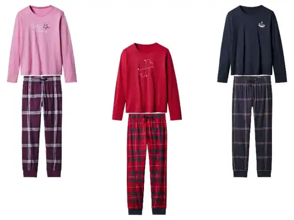 Bild 1 von esmara® Kinder Pyjama mit Hose aus Flanell