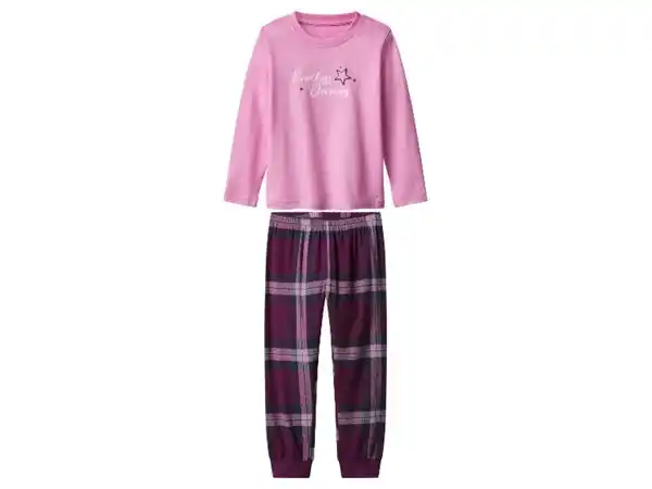 Bild 2 von lupilu® Kleinkinder Pyjama mit Hose aus Flanell