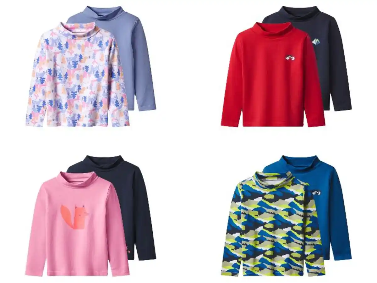 Bild 1 von lupilu® Kinder-Thermo-Langarmshirts, 2 Stück