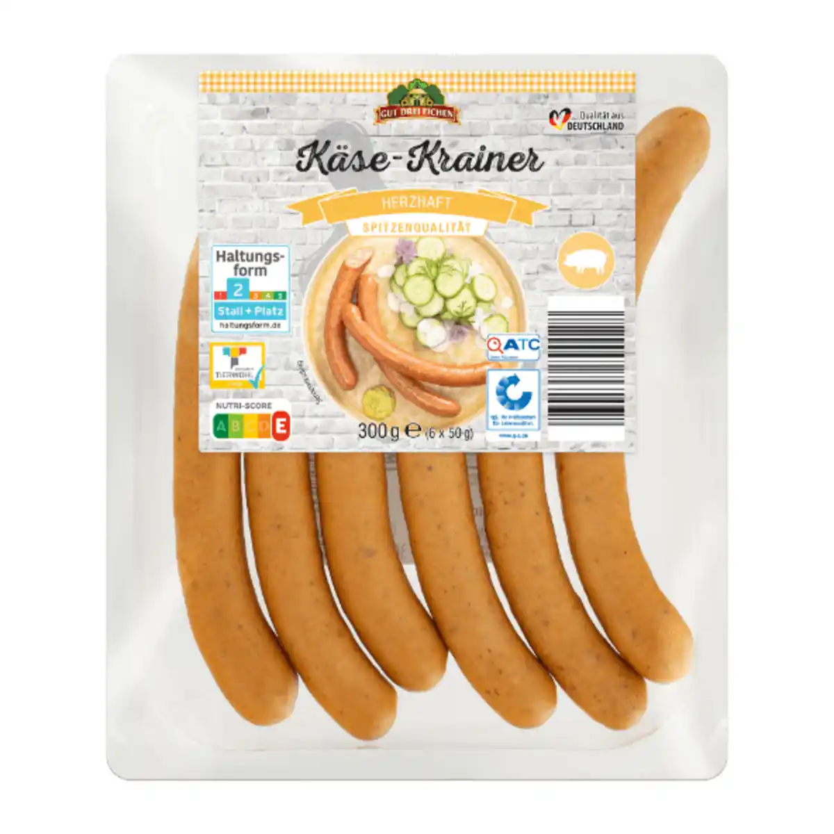 Bild 1 von GUT DREI EICHEN Käse-Krainer 300g