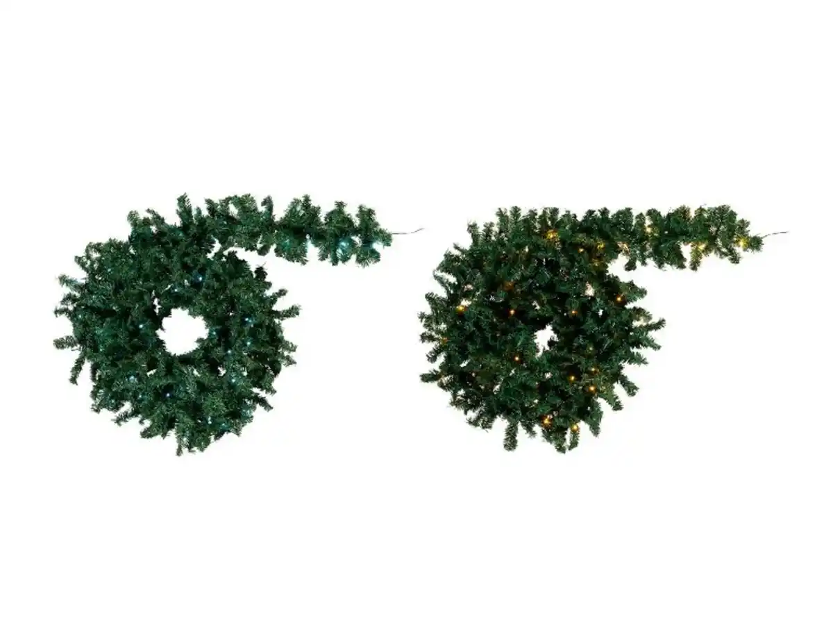 Bild 1 von LIVARNO home Tannengirlande LED