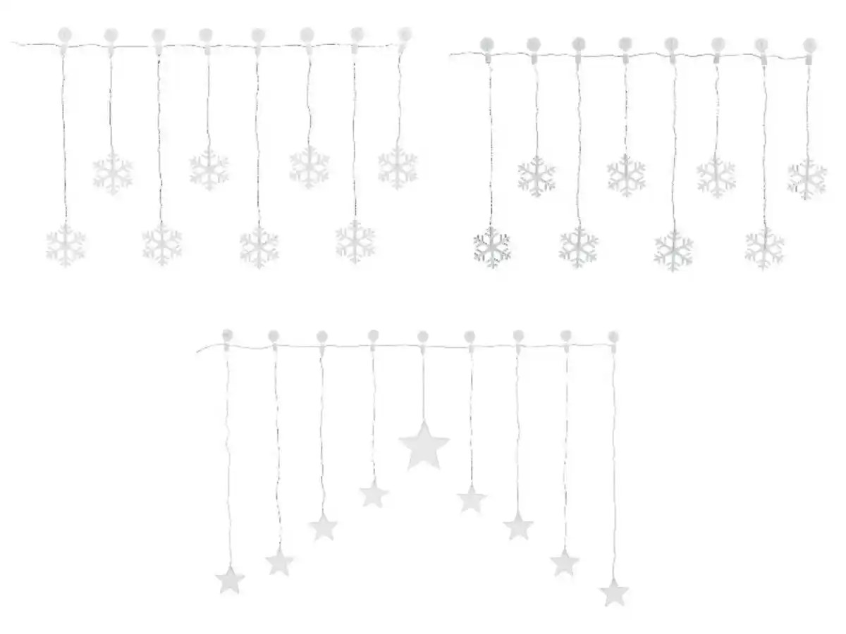 Bild 1 von LIVARNO home LED-Lichtervorhang