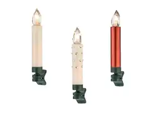 LIVARNO home Kabellose LED-Weihnachtsbaumkerzen, 15-tlg.