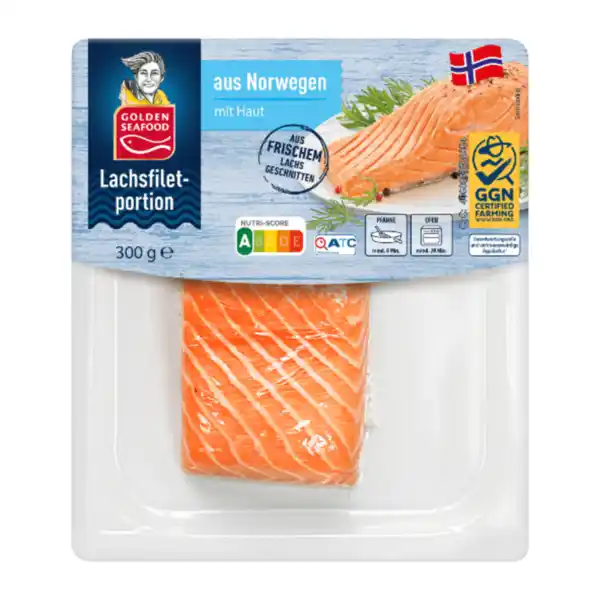 Bild 2 von GOLDEN SEAFOOD Lachsfiletportion 300g