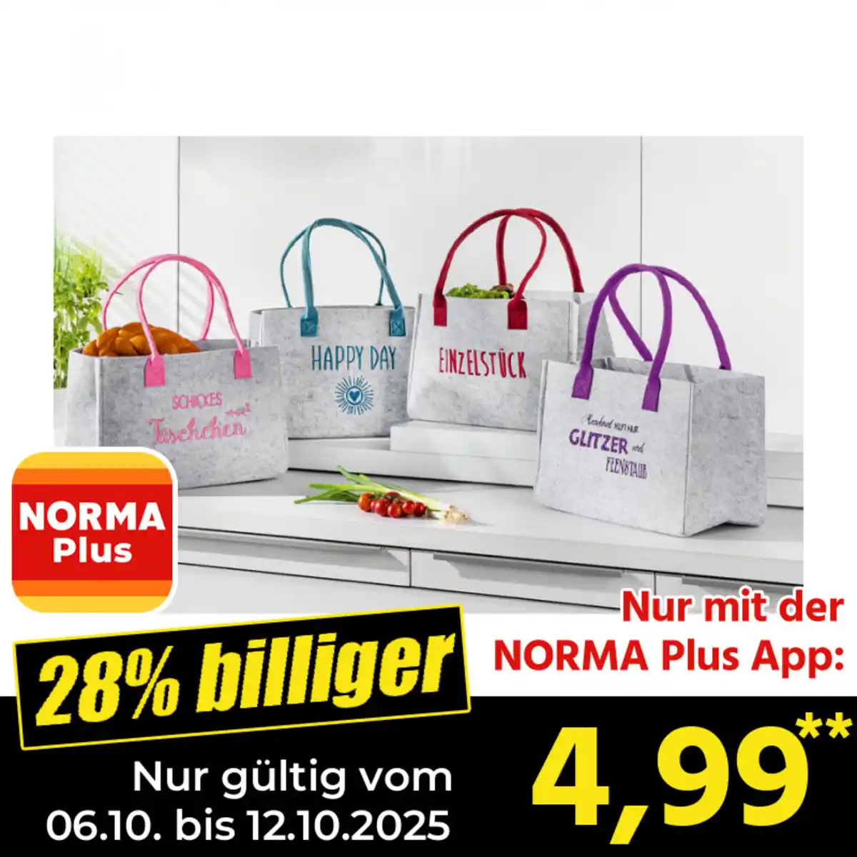 Bild 1 von Casa Royale Tasche in Filzoptik