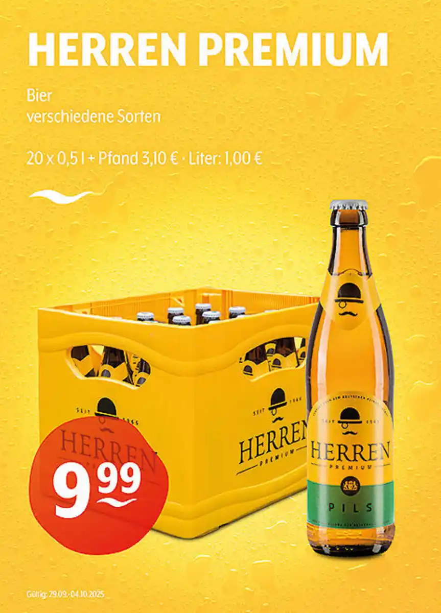 Bild 1 von HERREN PREMIUM Bier verschiedene Sorten