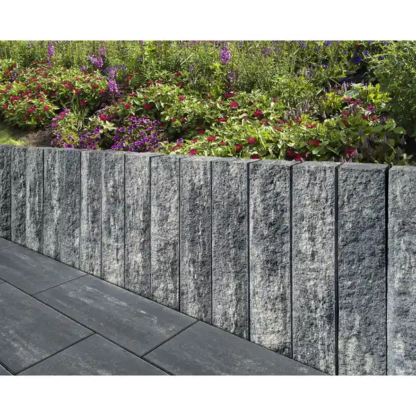 Bild 3 von Mr. GARDENER Mauerstein »Monza Mauerstein«, schwarz-weiß, Beton