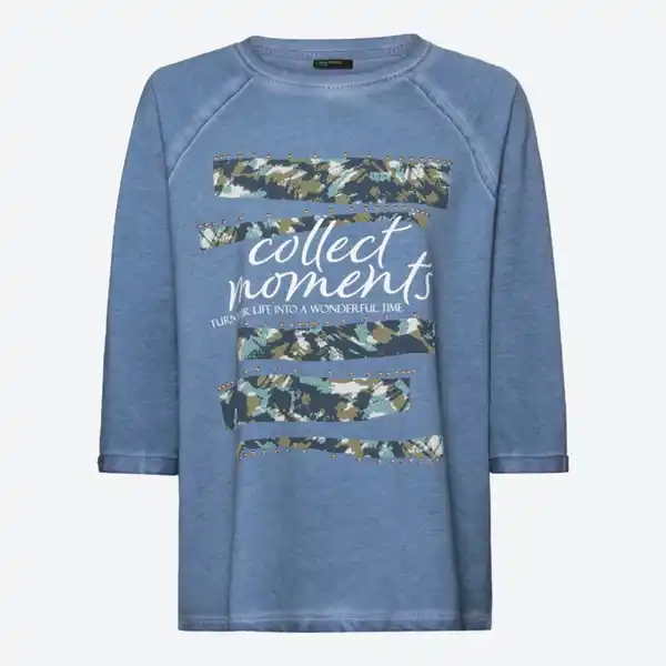 Bild 2 von Damen-Langarmshirt mit Oilwash-Veredelung