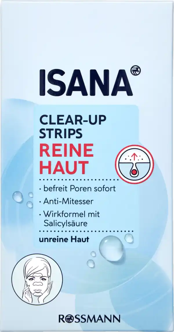 Bild 1 von ISANA Clear-up Strips reine Haut