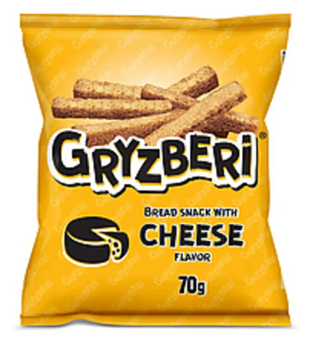 Bild 1 von "GRYZBERI" Snack aus geröstetem Weizenbrot mit Käsegeschmack