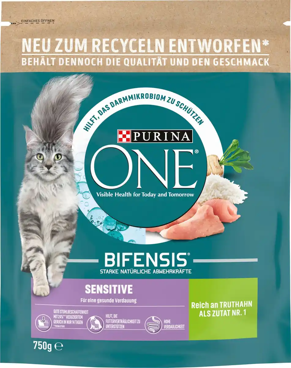 Bild 1 von PURINA ONE SENSITIVE Truthahn, 750 g