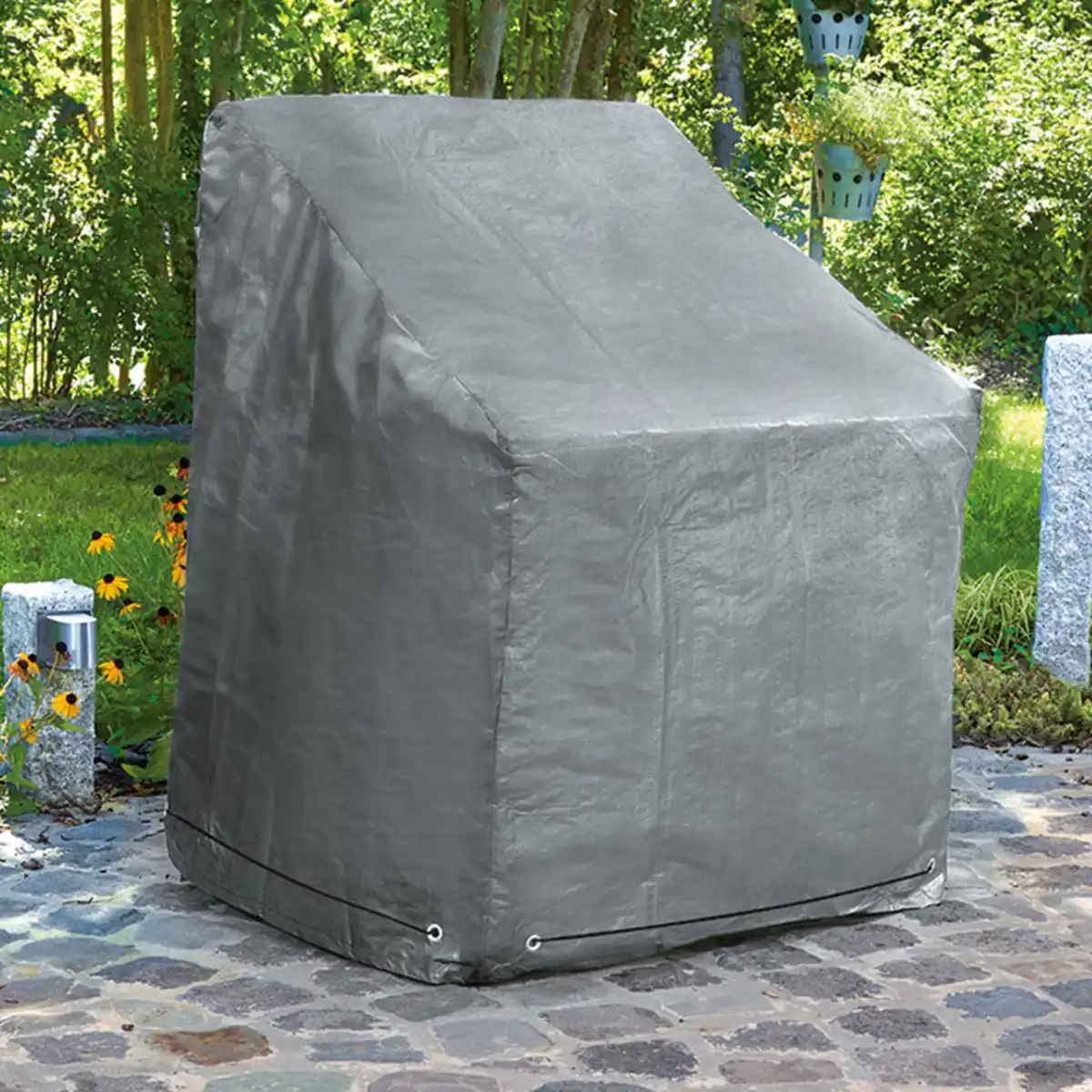 Bild 1 von Powertec Garden Schutzhaube für 1 Hochlehner-Sessel oder 6 Stapel-Stühle