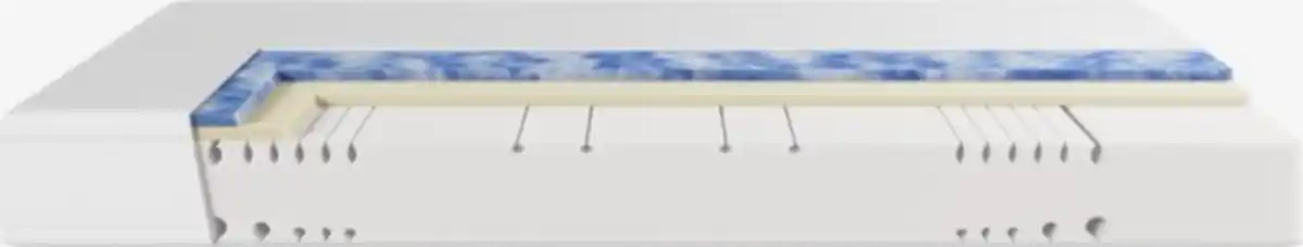Bild 1 von Schaummatratze 100x200cm ANDRA fest