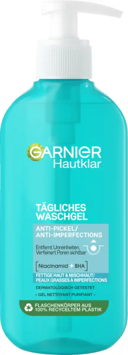 Bild 1 von Garnier SkinActive Waschgel Hautklar Anti Pickel, 200 ml