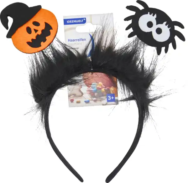 Bild 2 von IDEENWELT Deko-Haarreif Kürbis