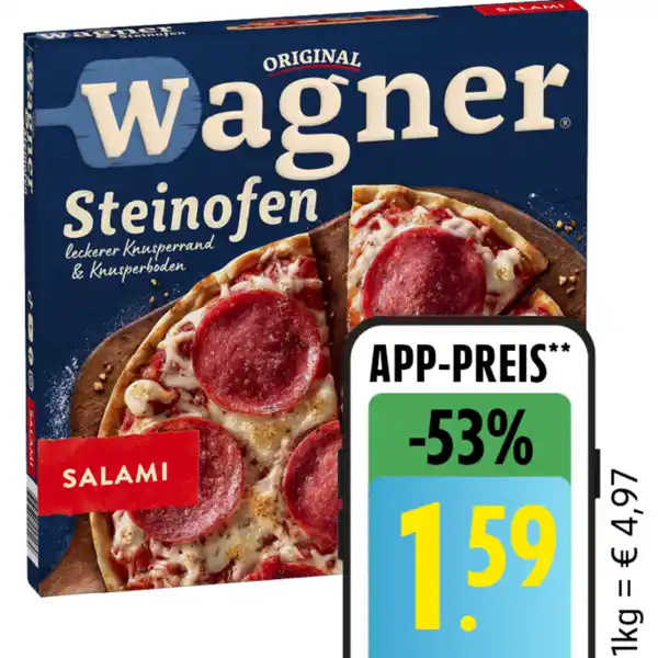 Bild 1 von Original Wagner Steinofen Pizza, Pizzies oder Flammkuchen