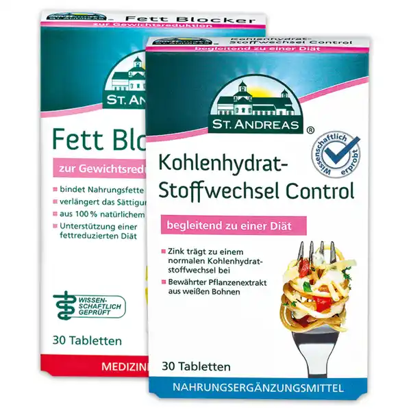 Bild 1 von St. Andreas Kohlenhydrat-Stoffwechsel Control / Fett Blocker+