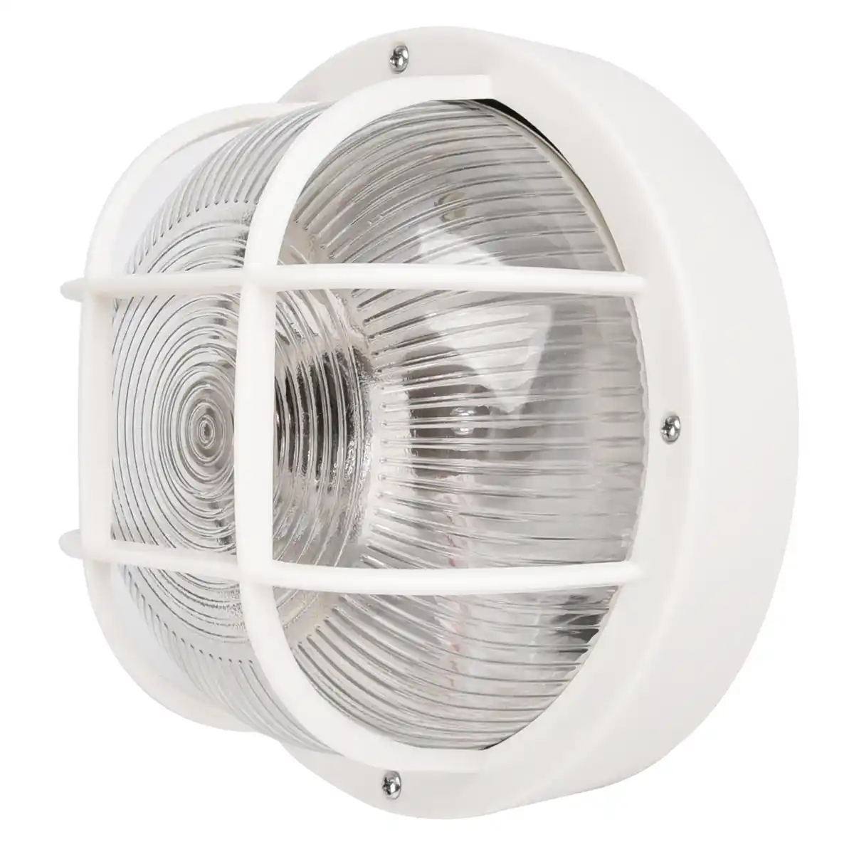 Bild 1 von CASAYA LED-Außenleuchte »Korbi«, E27, DxH: 18,5 x 10 cm, rund, weiß