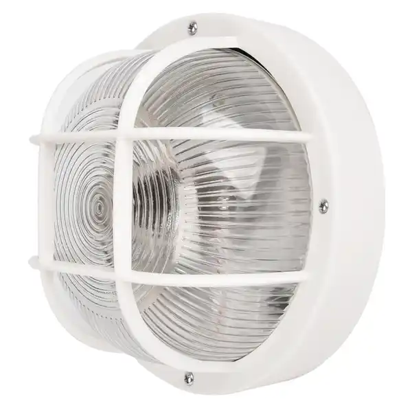 Bild 1 von CASAYA LED-Außenleuchte »Korbi«, E27, DxH: 18,5 x 10 cm, rund, weiß