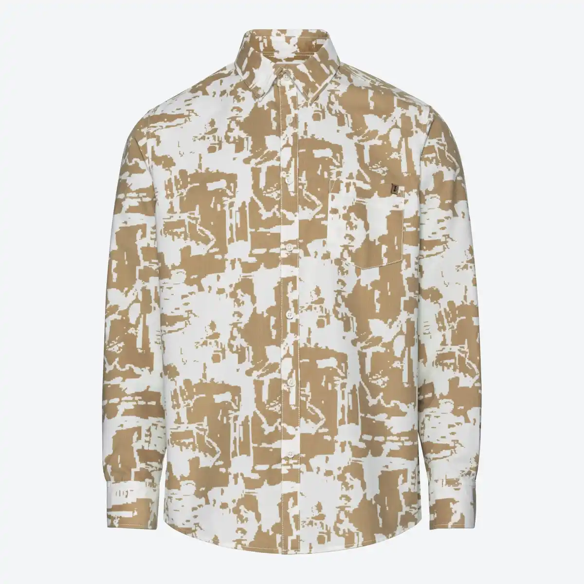 Bild 3 von Herren-Langarm-Hemd mit Button-Down-Kragen