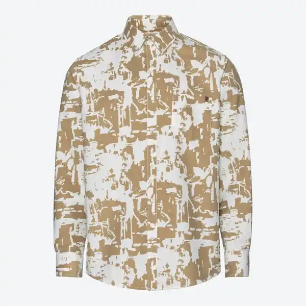 Bild 3 von Herren-Langarm-Hemd mit Button-Down-Kragen