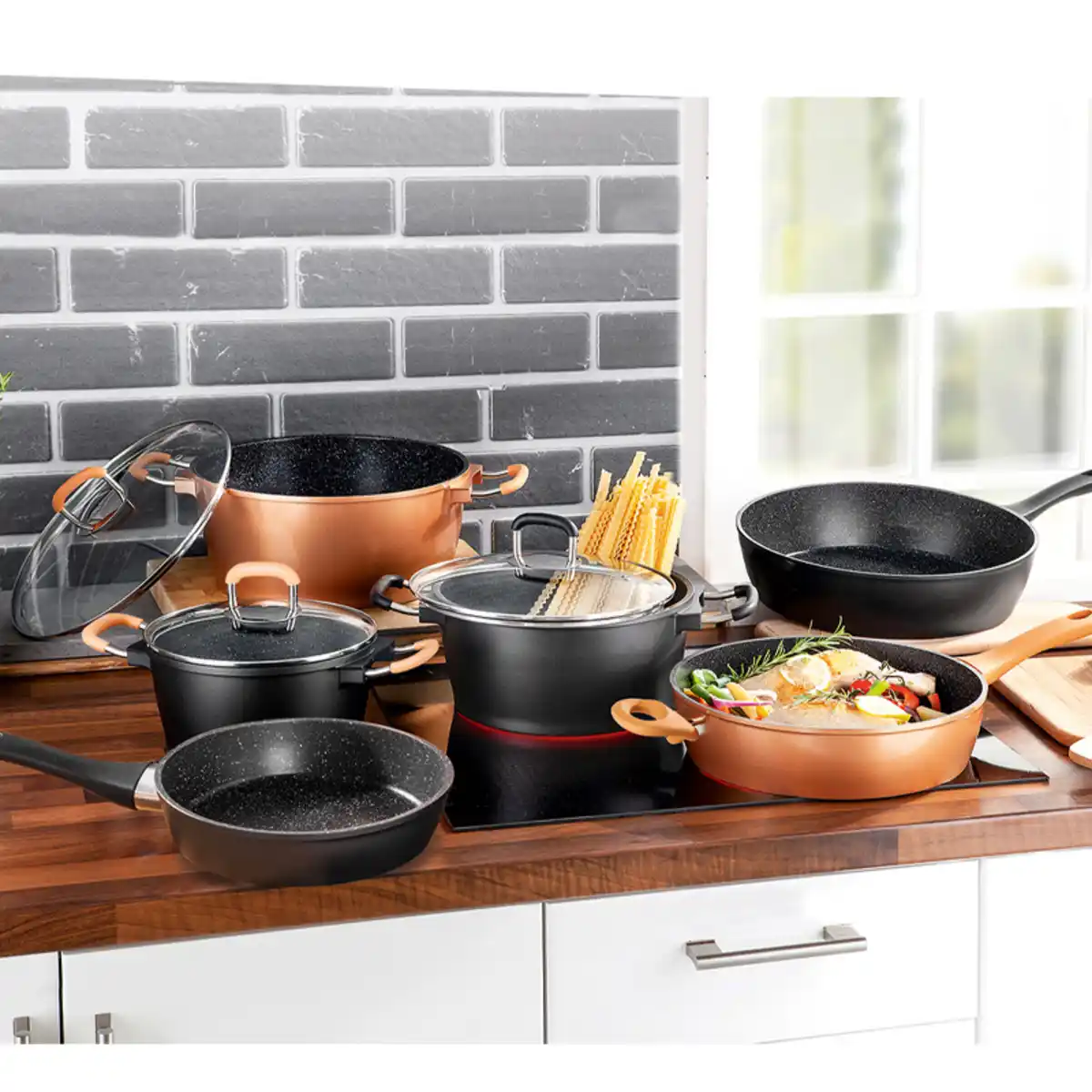 Bild 1 von Casa Royale Aluguss-Hochrandpfanne "Hamar"