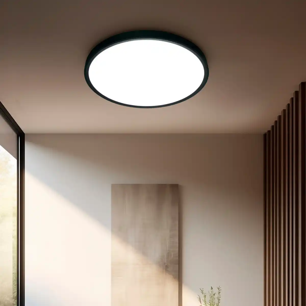 Bild 2 von CASAYA LED-Deckenleuchte »Medora«, rund, Ø: 30 cm, 24 W, 2500 lm, schwarz