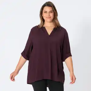 Damen-Bluse mit 3/4 Arm, große Größen