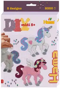 Hama Bügelperlen midi5+ Kleine Geschenkpackung - Traumpferde, 1 Stk