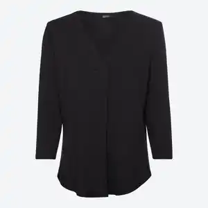 Damen-Blusenshirt mit V-Ausschnitt