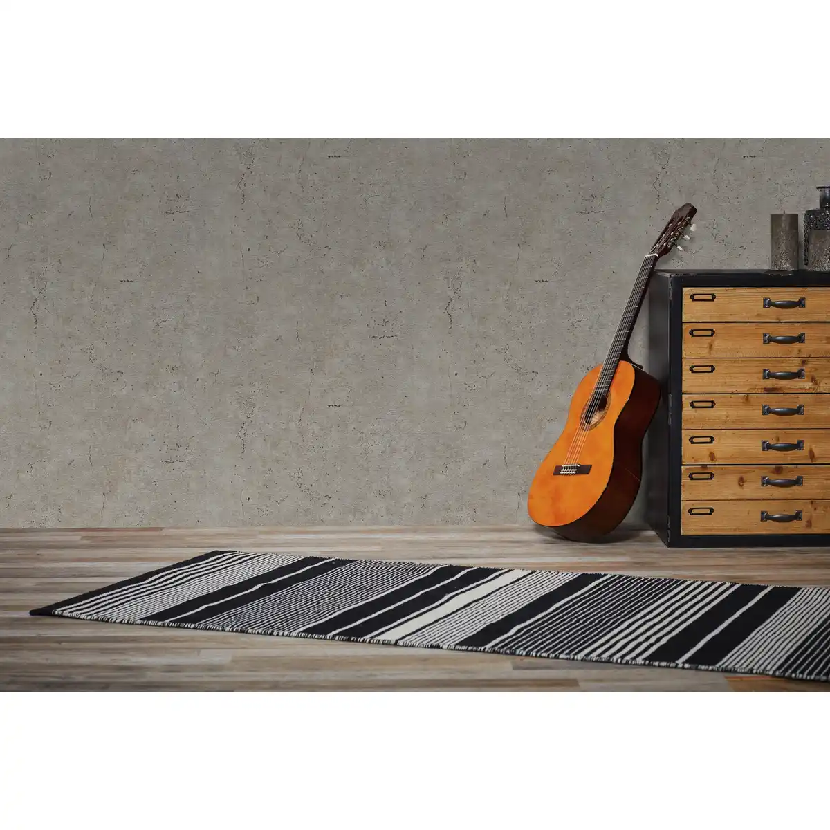 Bild 2 von Vliestapete »Metropolitan Stories«, dunkelgrau, strukturiert, für Feuchträume geeignet