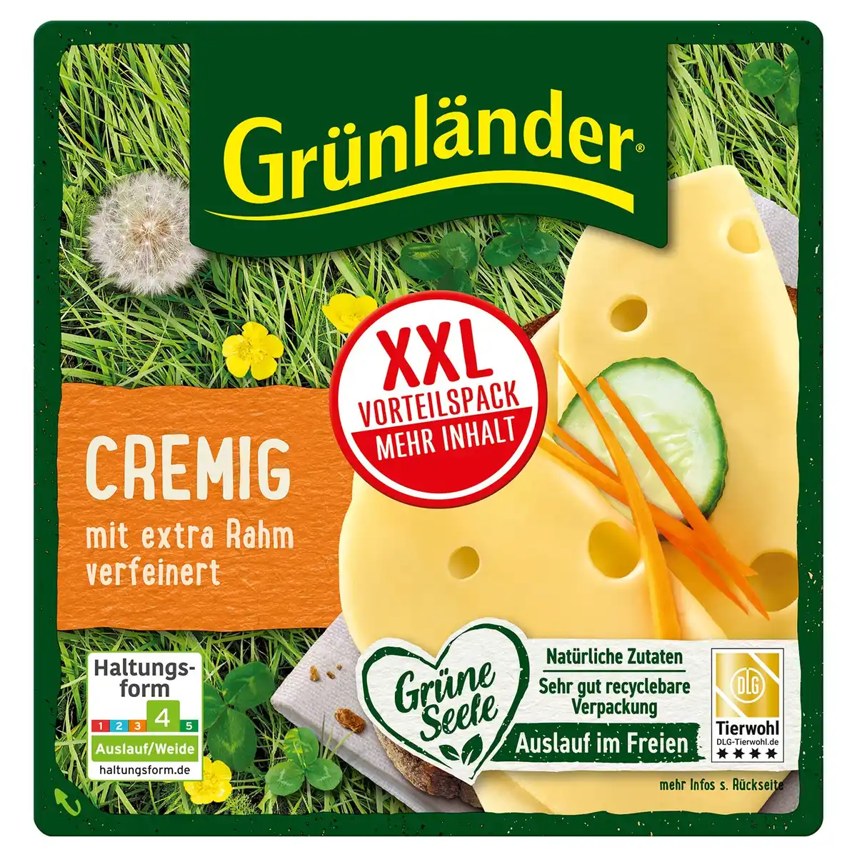 Bild 1 von GRÜNLÄNDER XXL 210 g, cremig