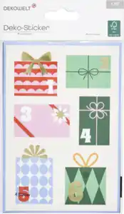 DEKOWELT ADVENTSKALENDER STICKER
