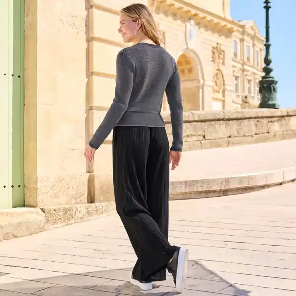 Bild 4 von Damen-Hose mit Plissee-Effekt