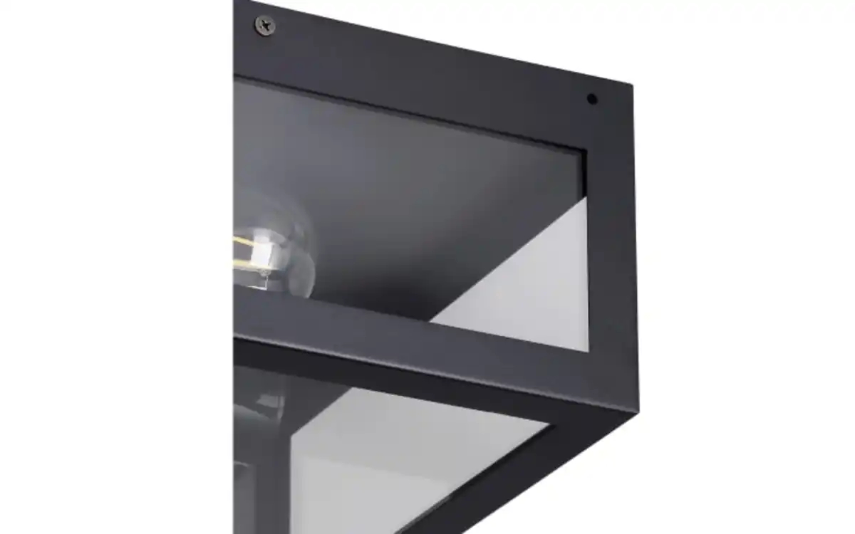 Bild 2 von Wand-/Deckenleuchte Amezola, klar/schwarz, IP44