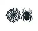 Bild 1 von Platzmatte Spinne/Netz*NOV*Halloween 2f.