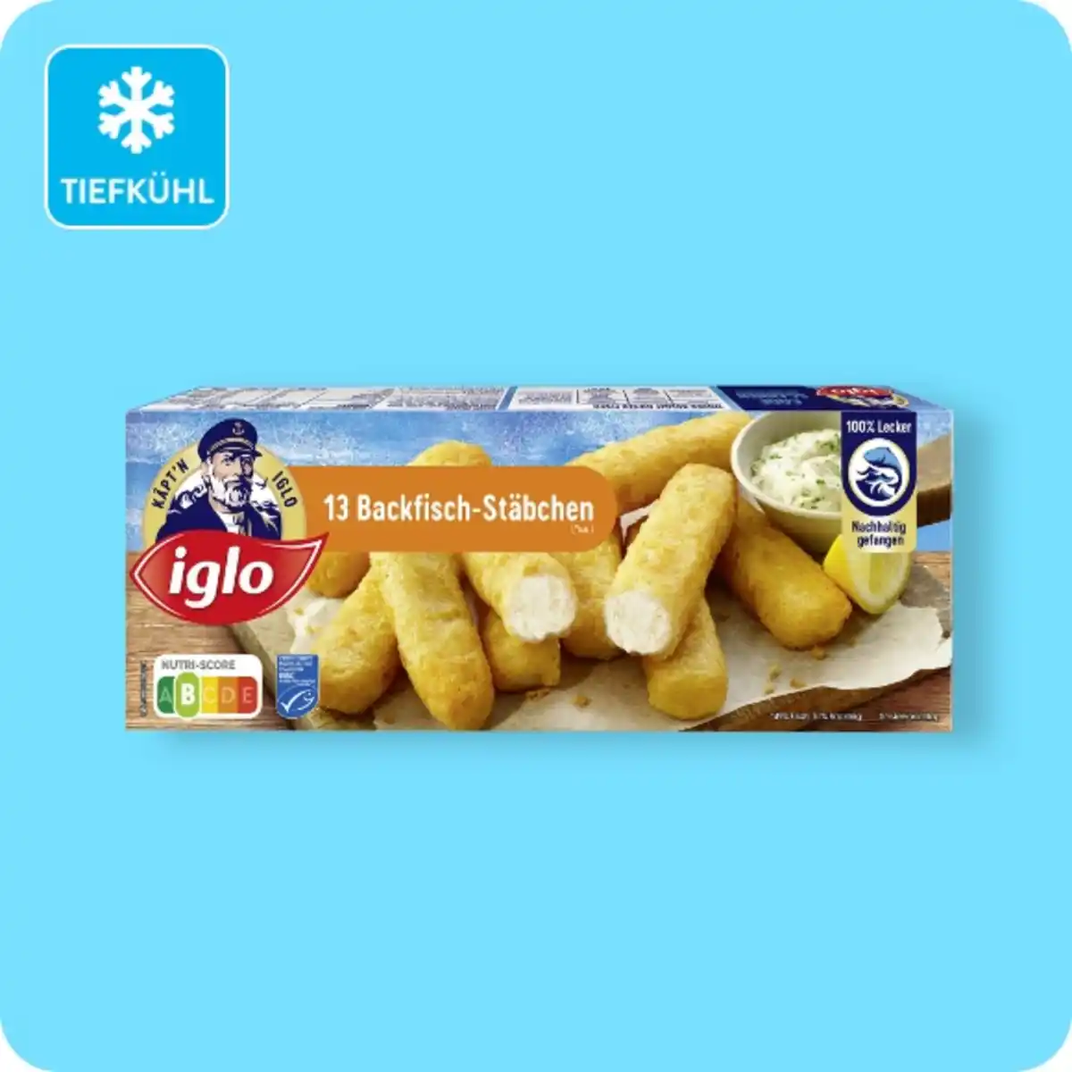 Bild 1 von IGLO Backfischstäbchen