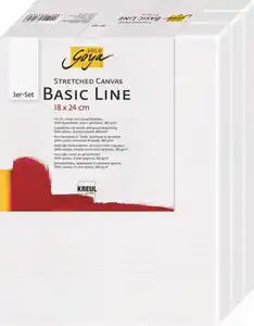 KREUL SOLO GOYA Keilrahmen 3er Set Basic Line 18 x 24 cm, 3 Stk