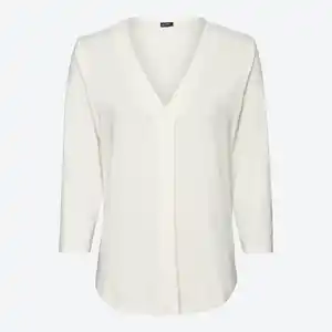 Damen-Blusenshirt mit V-Ausschnitt