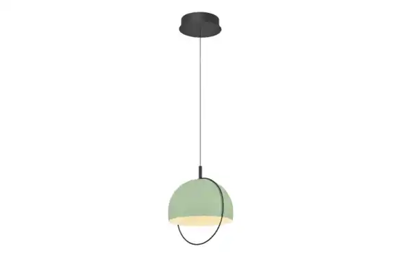 Bild 1 von LED-Pendelleuchte Hoop, mintgrün, inkl. Fernbedienung