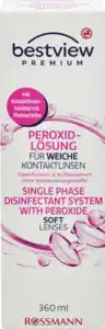 BestView Premium Peroxid-Lösung für weiche Kontaktlinsen, 360 ml