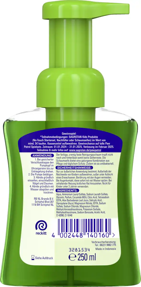 Bild 2 von Sagrotan Kids Samtschaum Schaumspaß, 250 ml