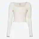 Bild 3 von Damen-Langarmshirt mit Ajourmuster