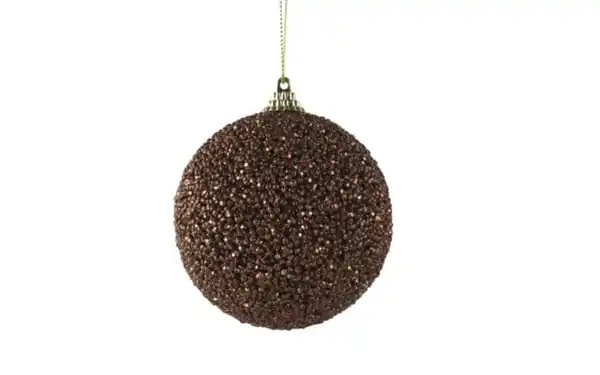 Bild 1 von Weihnachtskugel braun, 8 cm
